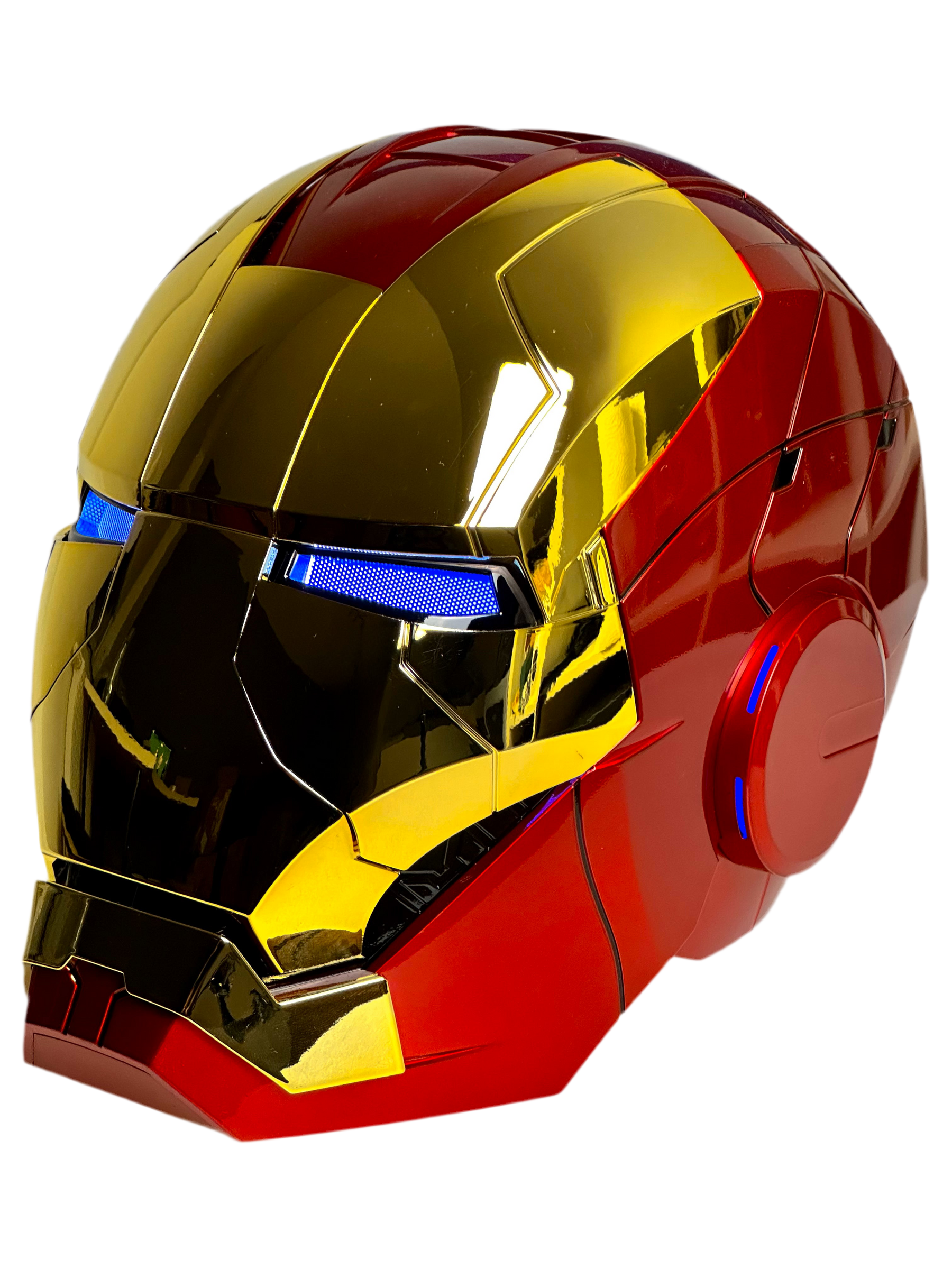 Futuristischer Superhelden Helm MK5 2.0 Gold Version