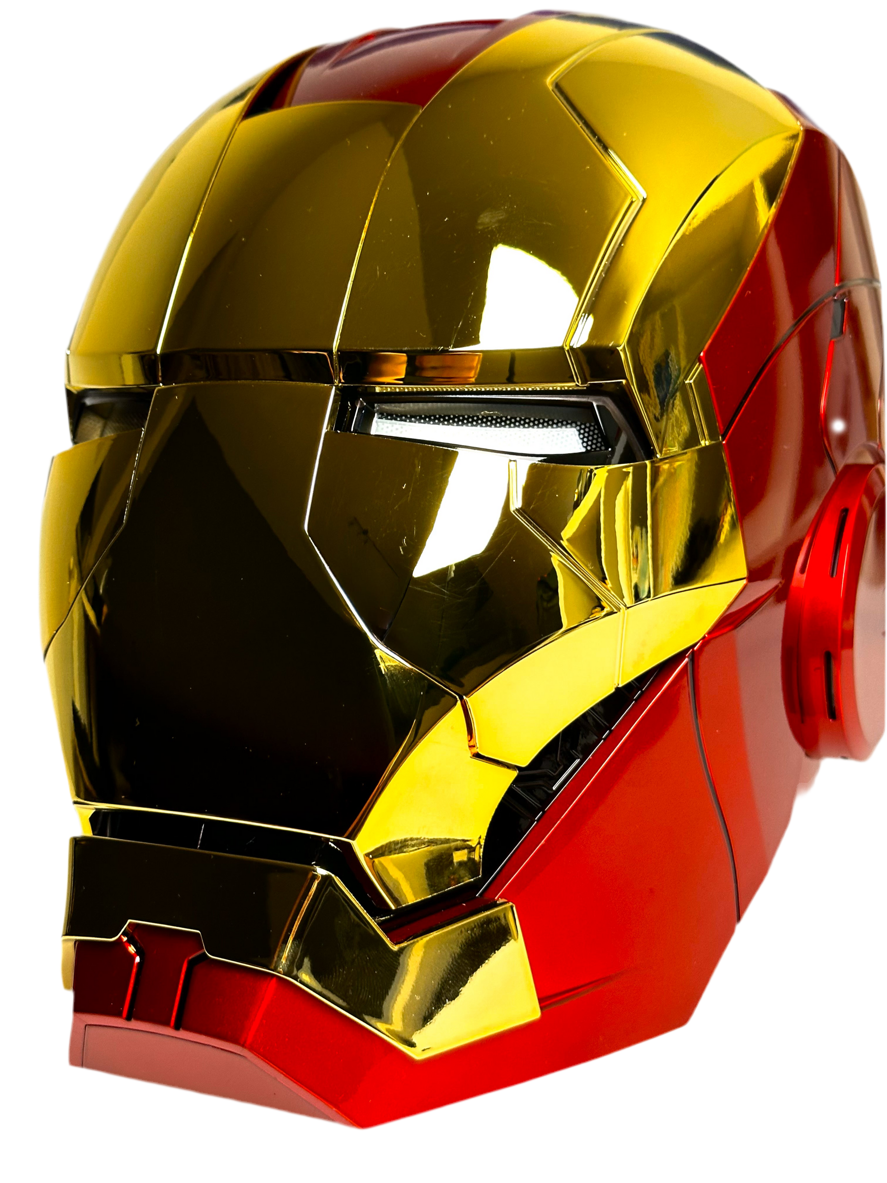 Futuristischer Superhelden Helm MK5 2.0 Gold Version