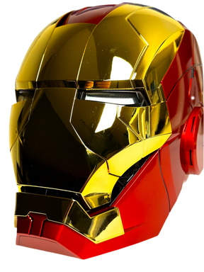 Futuristischer Superhelden Helm MK5 2.0 Gold Version