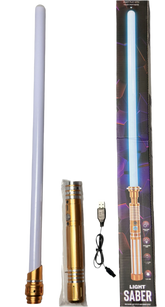 Sternenkrieg Laserschwert RGB Lichtschwert mit Vibrationsmotor 16 Farben