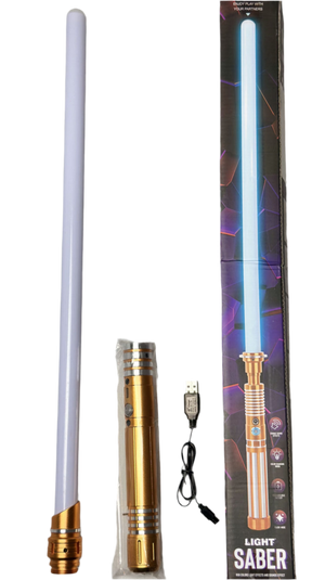 Sternenkrieg Laserschwert RGB Lichtschwert mit Vibrationsmotor 16 Farben