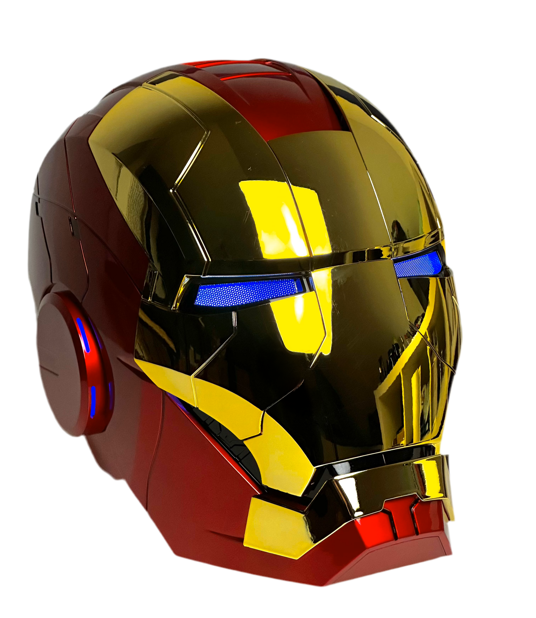 Futuristischer Superhelden Helm MK5 2.0 Gold Version